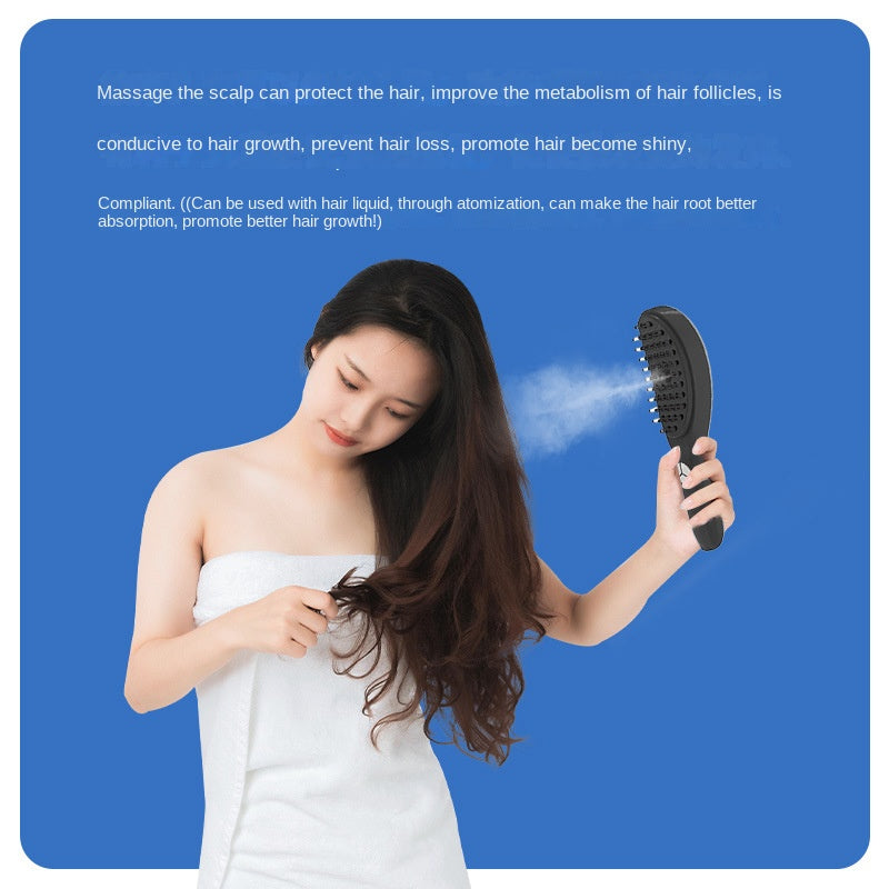 Hair Growth Device with Color Light Ion Vibration Spray | GlowHub