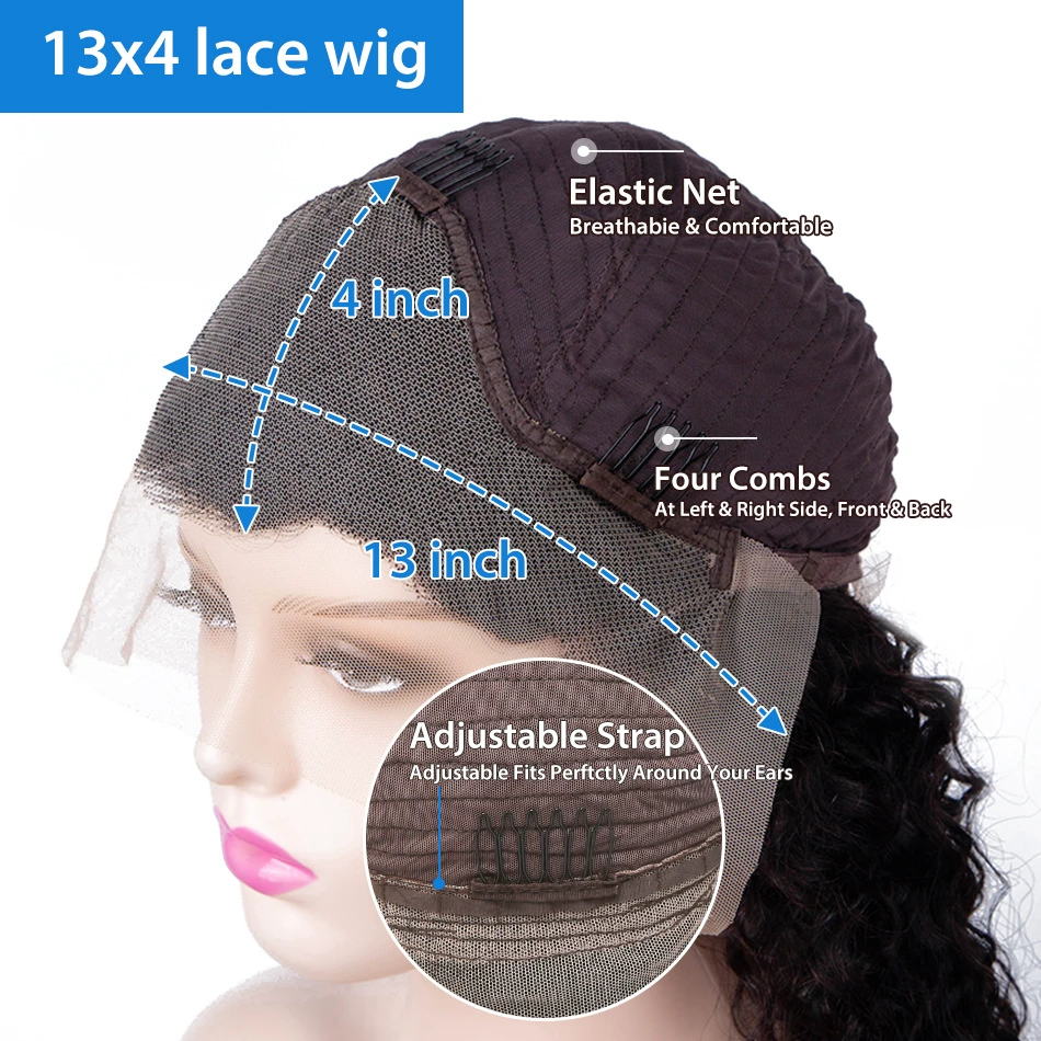 200 Density Straight Human Hair Wigs