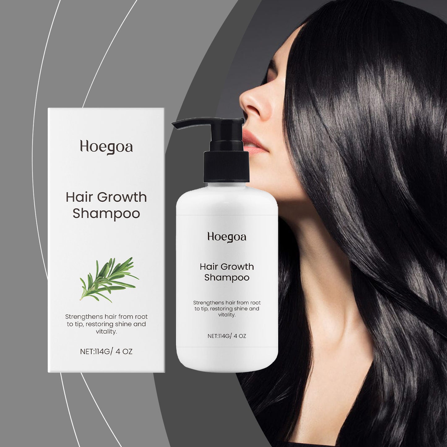 Oil Control Anti Dandruff Shampoo with Rosemary Extract | GlowHub