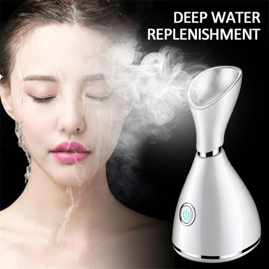 Nano Ionic Facial Steamer - Professional Home Spa Pore Cleanser