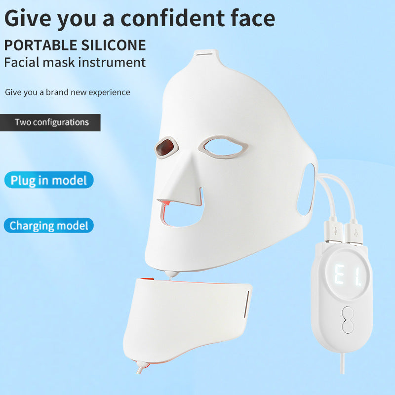LED Beauty Mask for Wrinkles Acne Brightening Skin | GlowHub