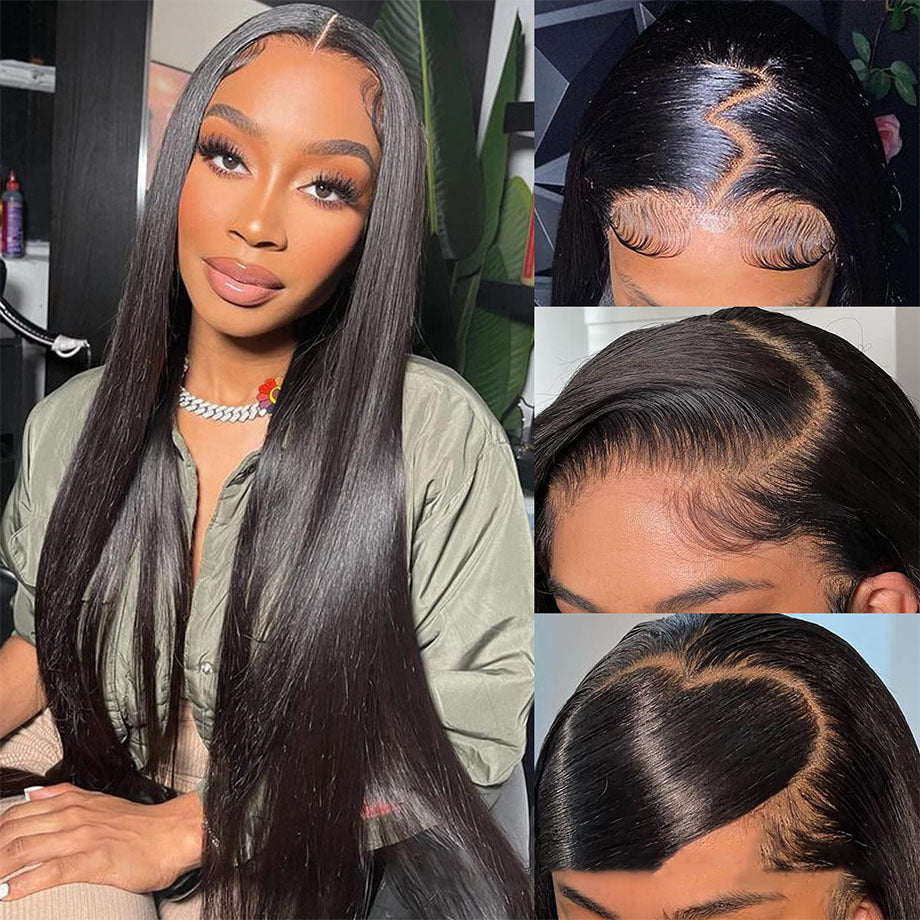 Glueless 13x4 Lace Front Wig Human Hair Celebrity Style 