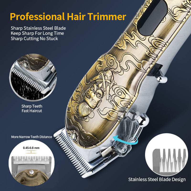 Professional All Metal Hair Clipper Set