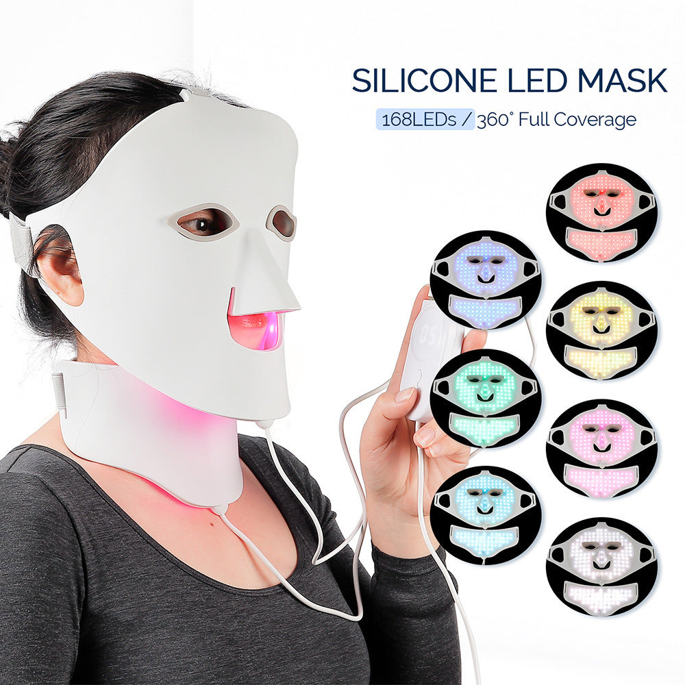 LED Beauty Mask for Wrinkles Acne Brightening Skin | GlowHub