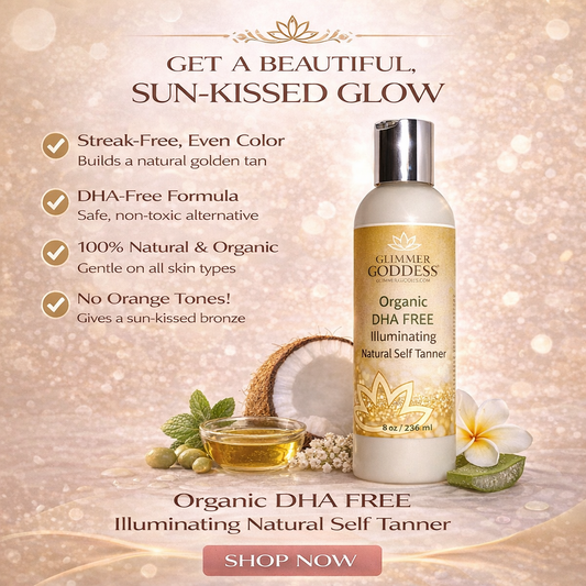 Organic DHA-Free Self Tanner – Natural Sun-Kissed Glow for Sensitive Skin