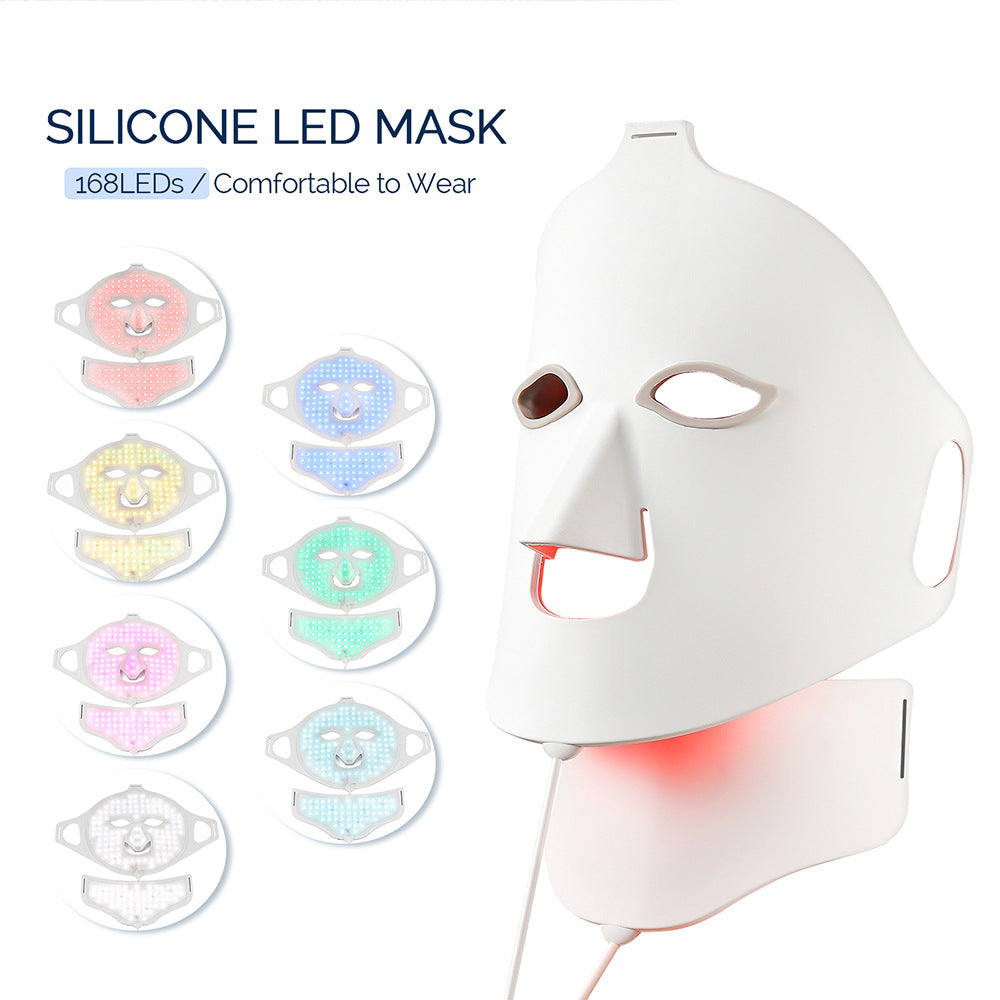 LED Beauty Mask for Wrinkles Acne Brightening Skin | GlowHub