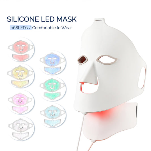 LED Beauty Mask for Wrinkles Acne Brightening Skin | GlowHub